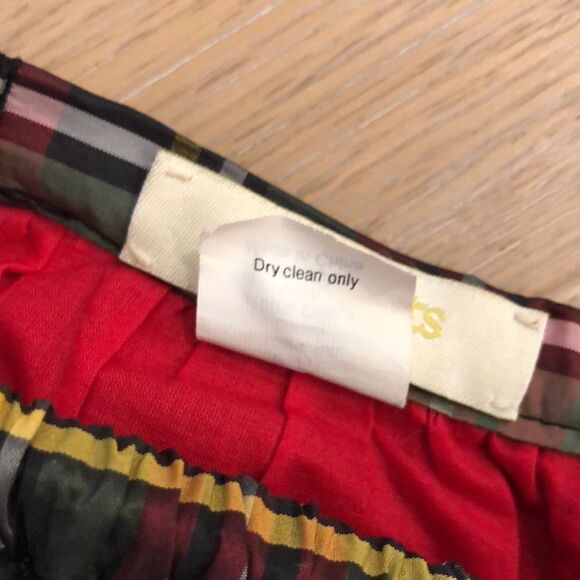 Crewcuts Silk Plaid Holiday Skirt with Nylon lining (6-7/L) - Picture 3 of 4